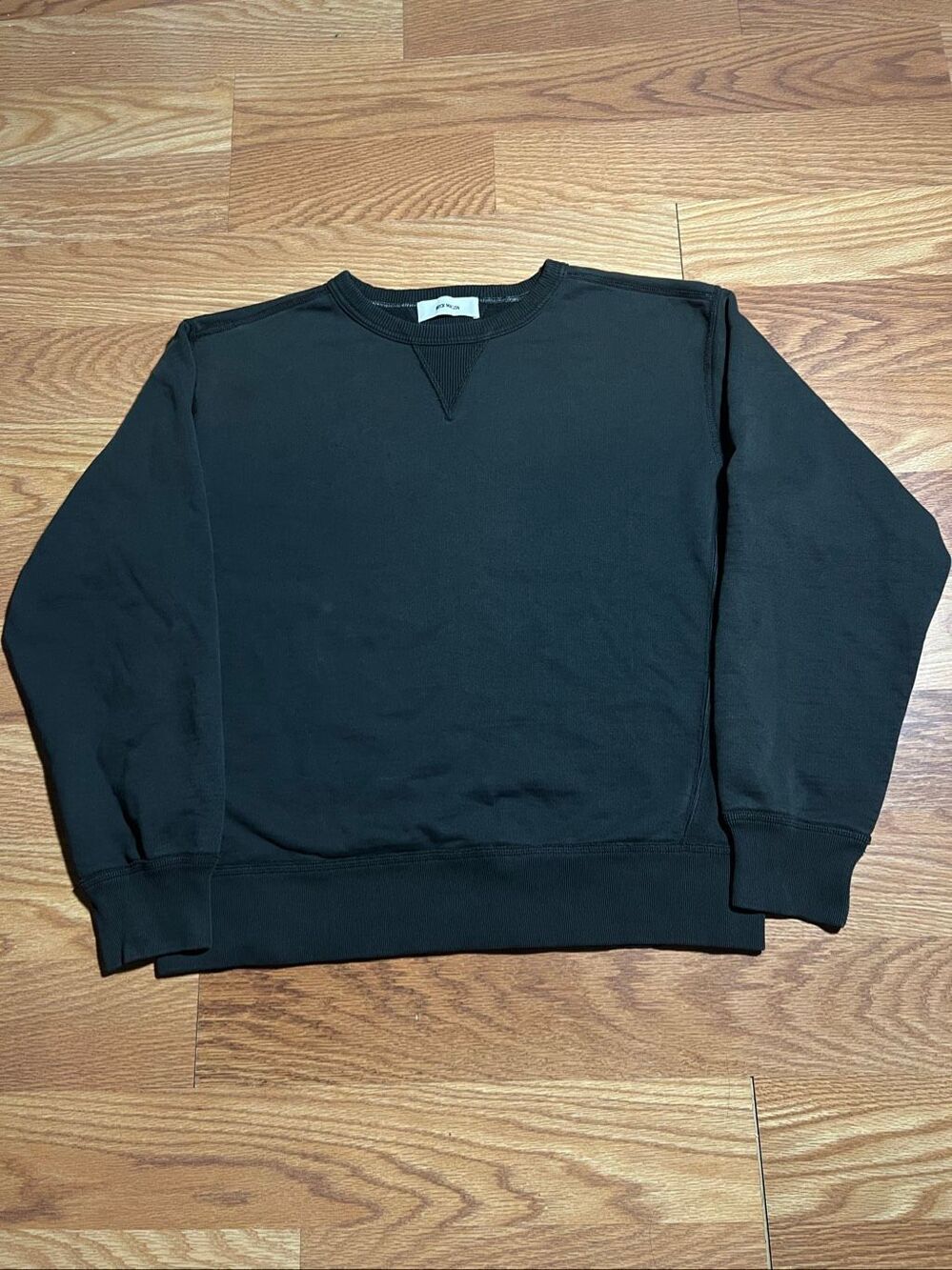 Buck Mason Welterweight Double V Crew Sweatshirt XL